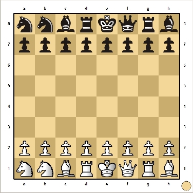 example 1 of chess960 initial position